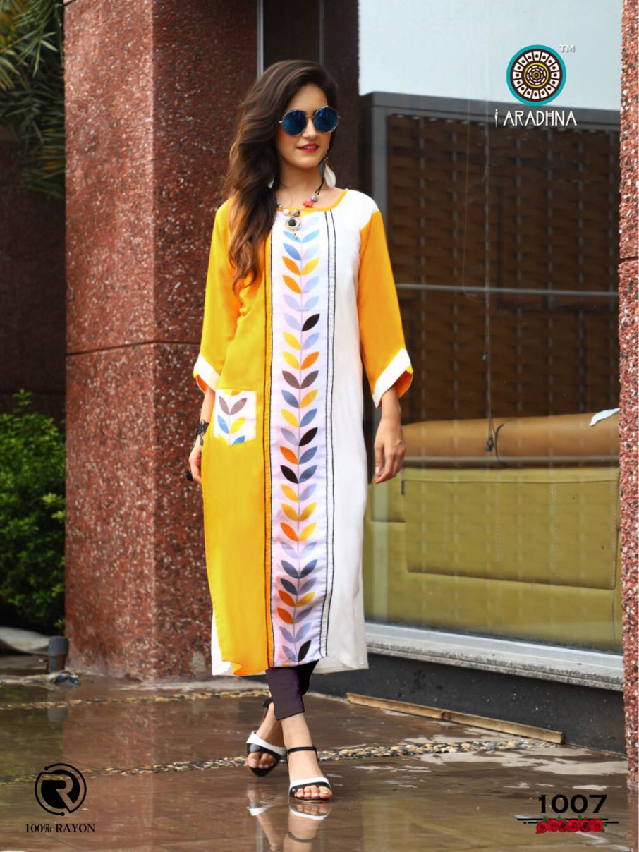 Rose Rivera Rayon Kurti Launched by Aradhna Brand Rose Rivera Rayon Kurti Launched by Aradhna Brand